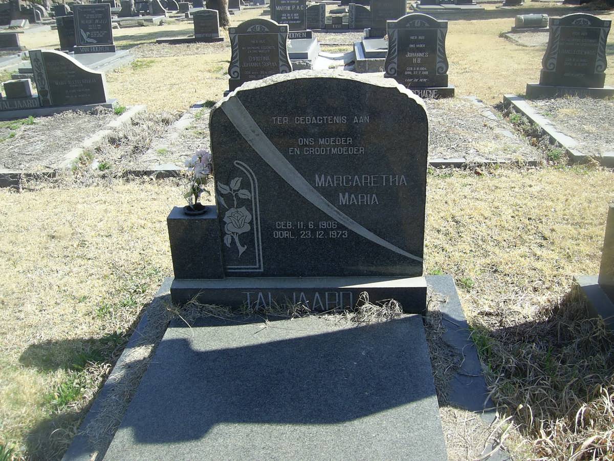 TALJAARD Margaretha Maria 1906-1973
