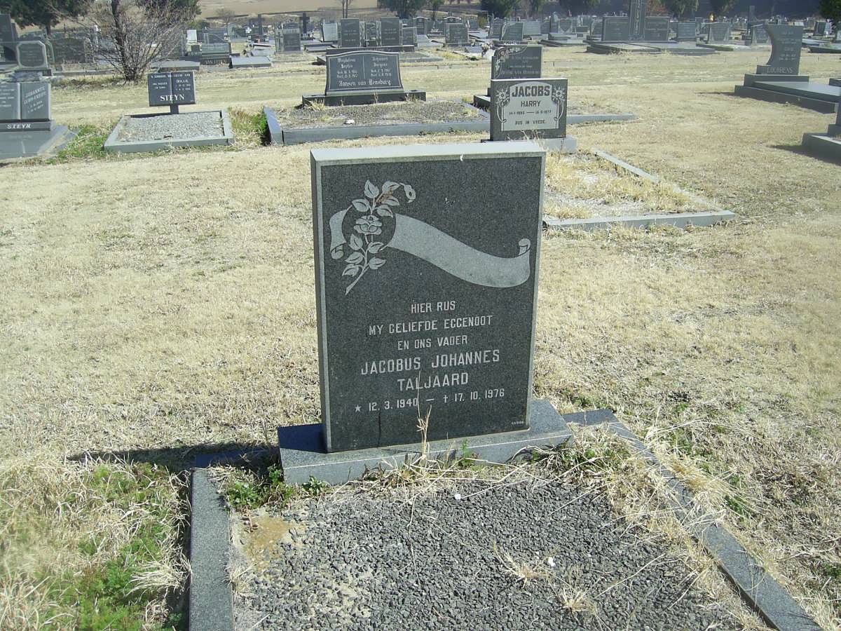 TALJAARD Jacobus Johannes 1940-1976