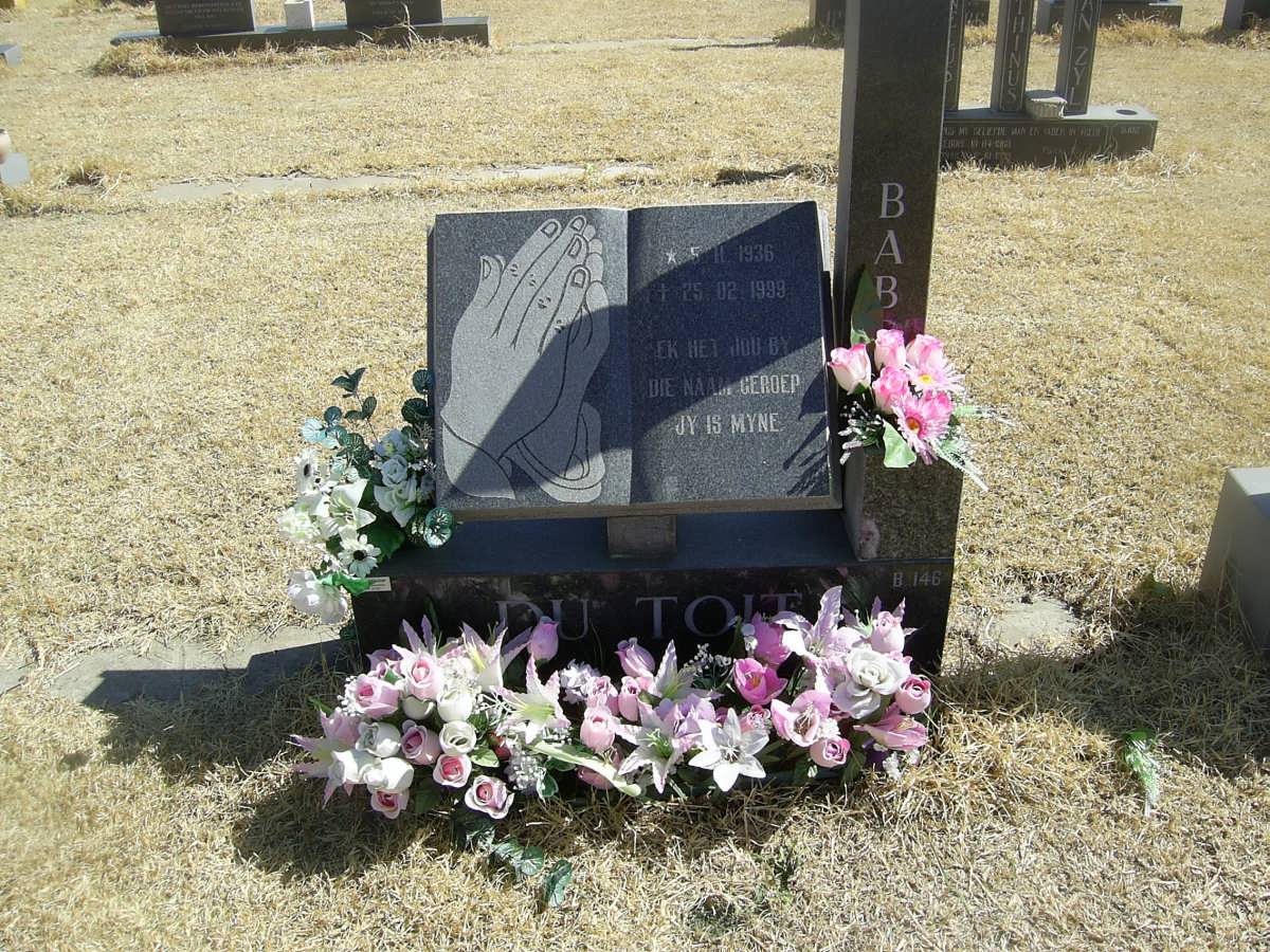 TOIT Babs, du 1936-1999