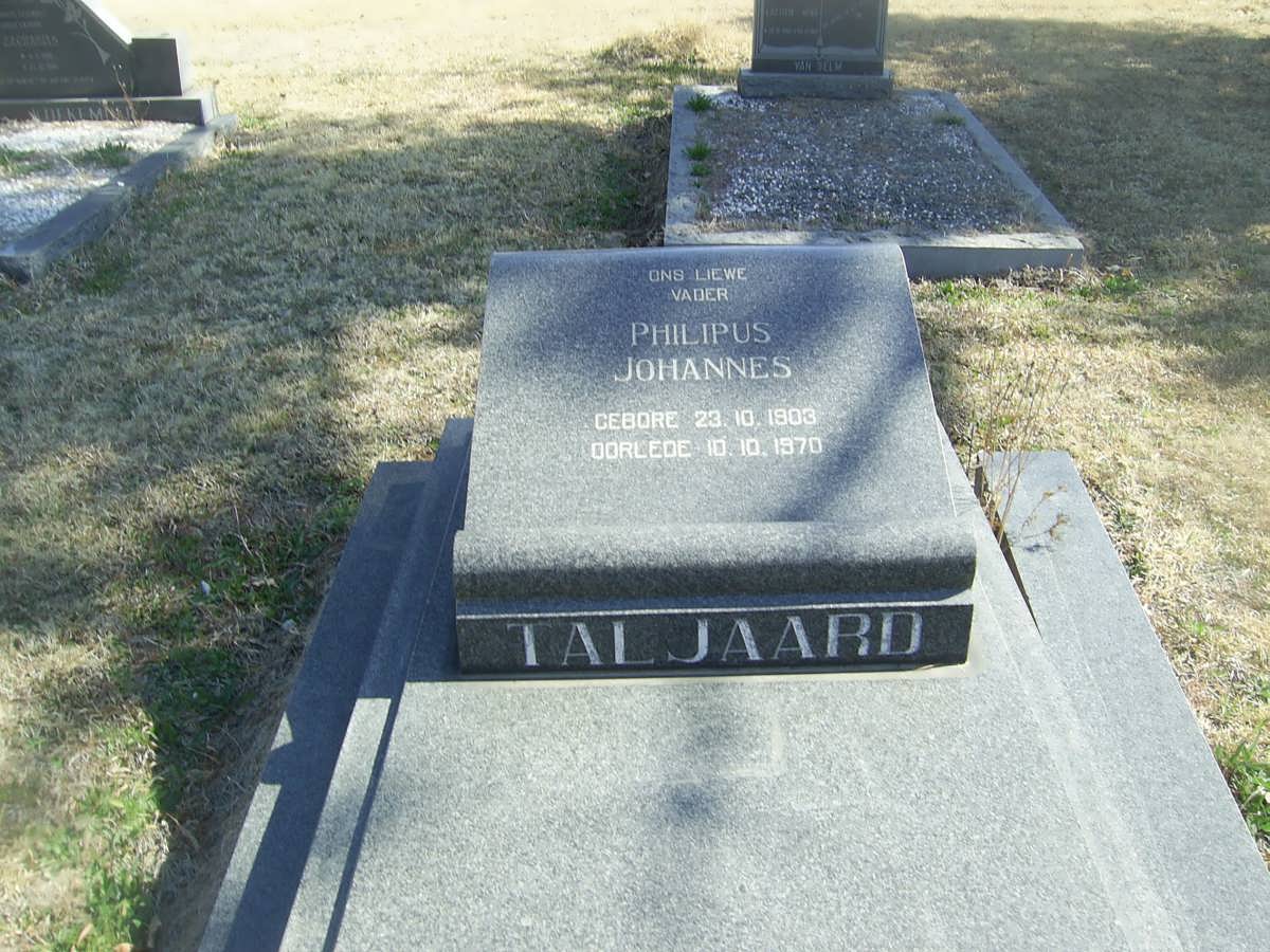 TALJAARD Philipus Johannes 1903-1970