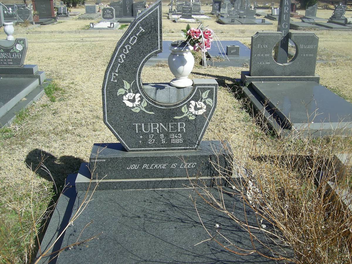 TURNER Tossie 1943-1985