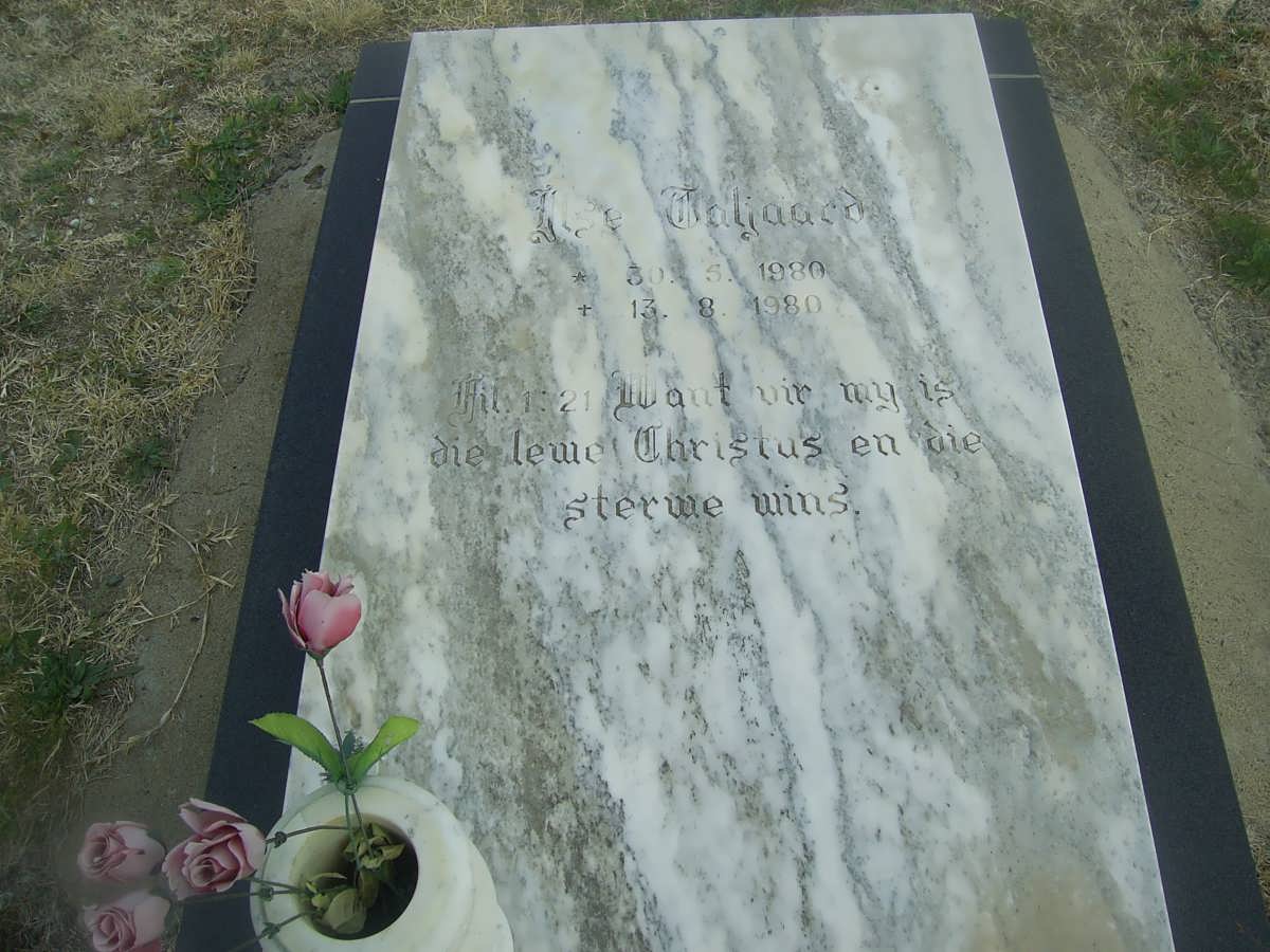 TALJAARD Ilse 1980-1980