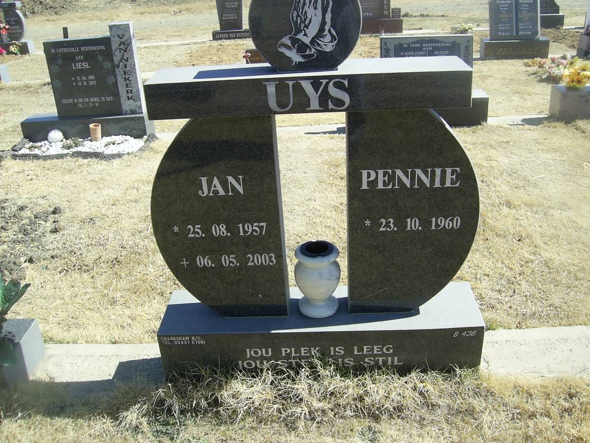 UYS Jan 1957-2003 &amp; Pennie 1960-