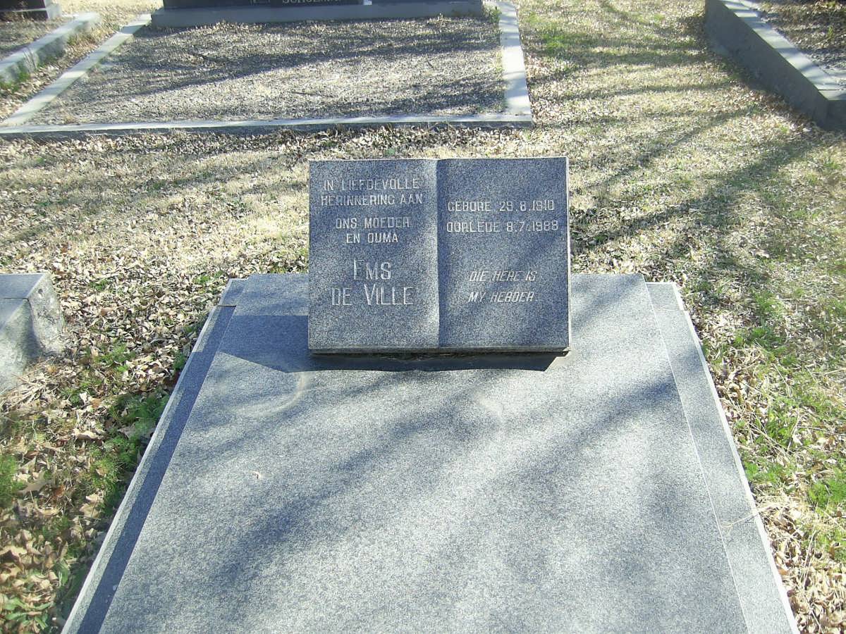 VILLE Ems, de 1910-1988