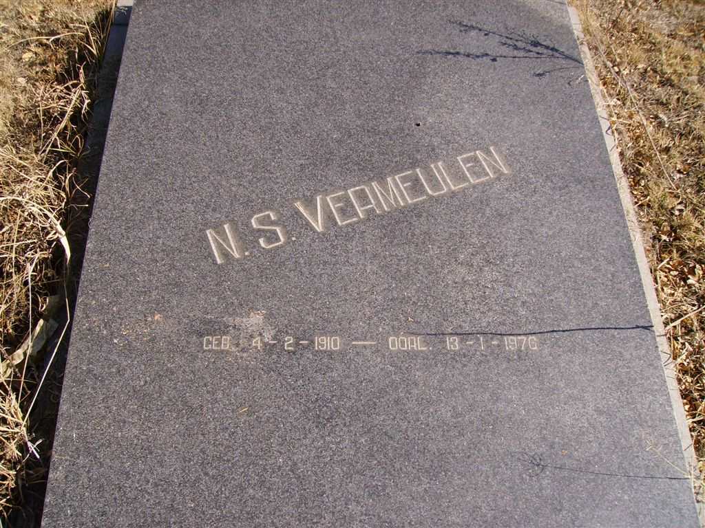 VERMEULEN N.S. 1910-1976
