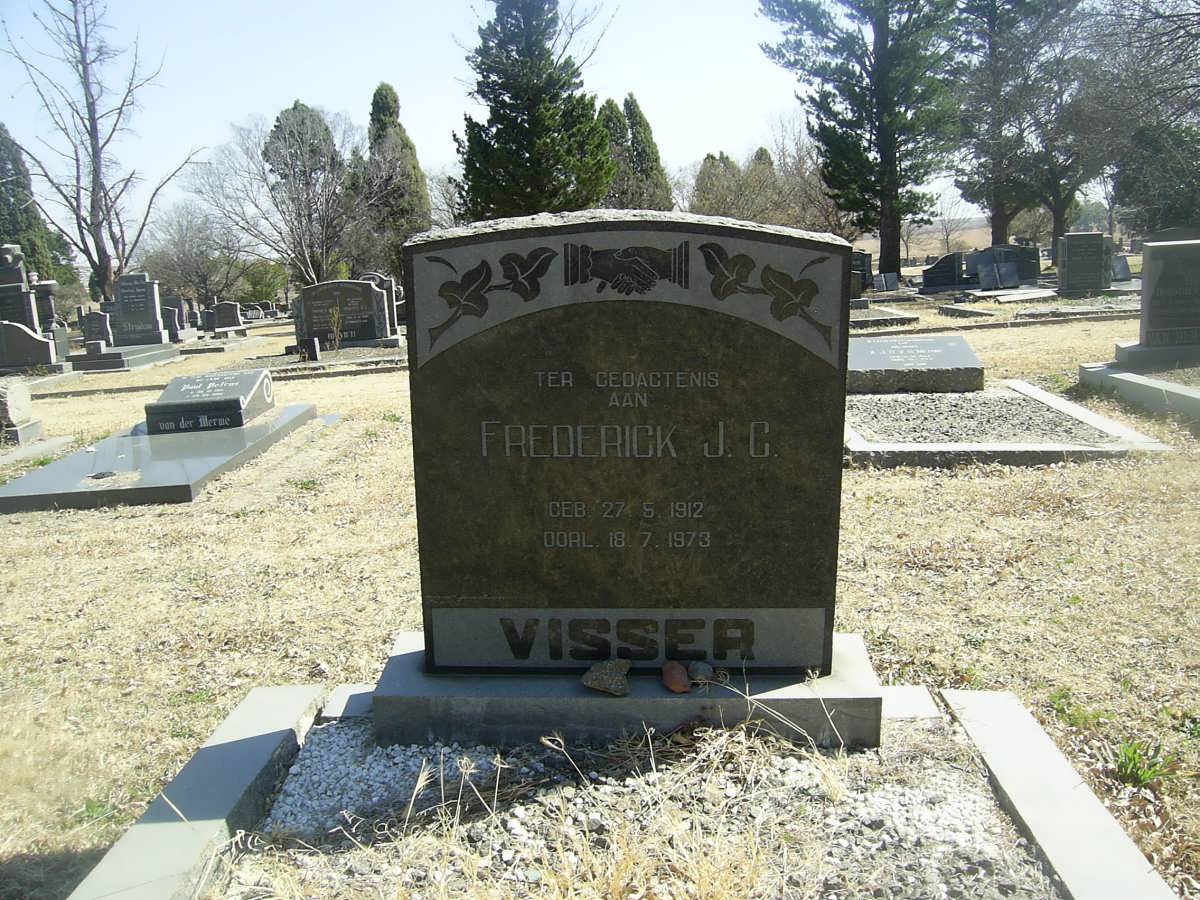 VISSER Frederick J.C. 1912-1973
