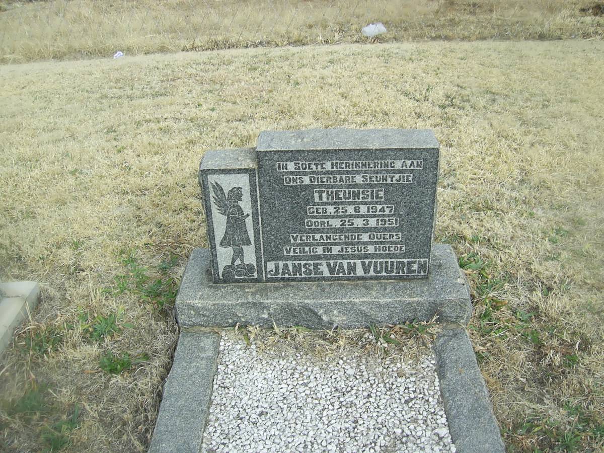 VUUREN Theunsie, Janse van 1947-1951