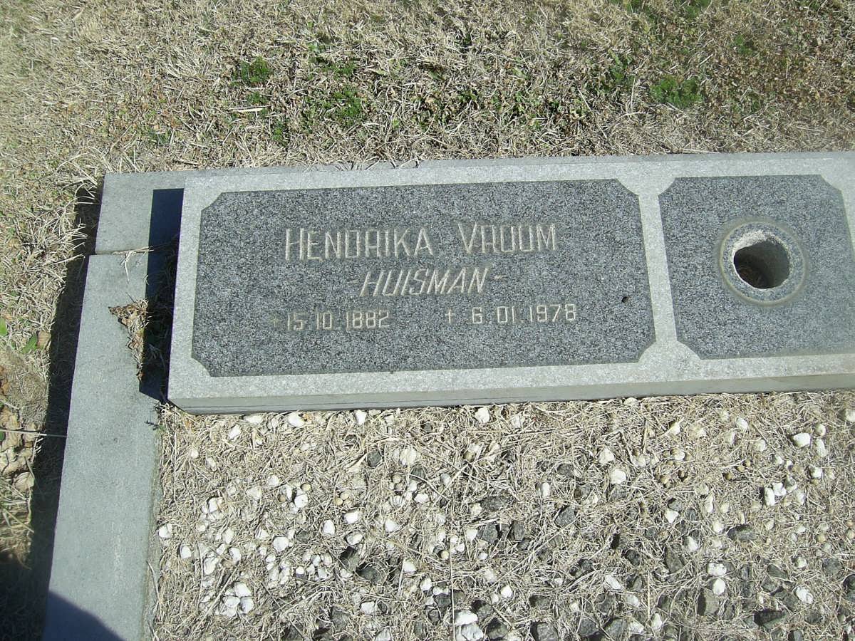 VROOM Hendrika nee HUISMAN 1882-1978