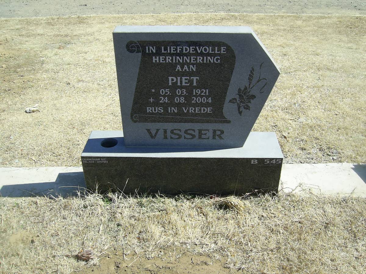 VISSER Piet 1921-2004