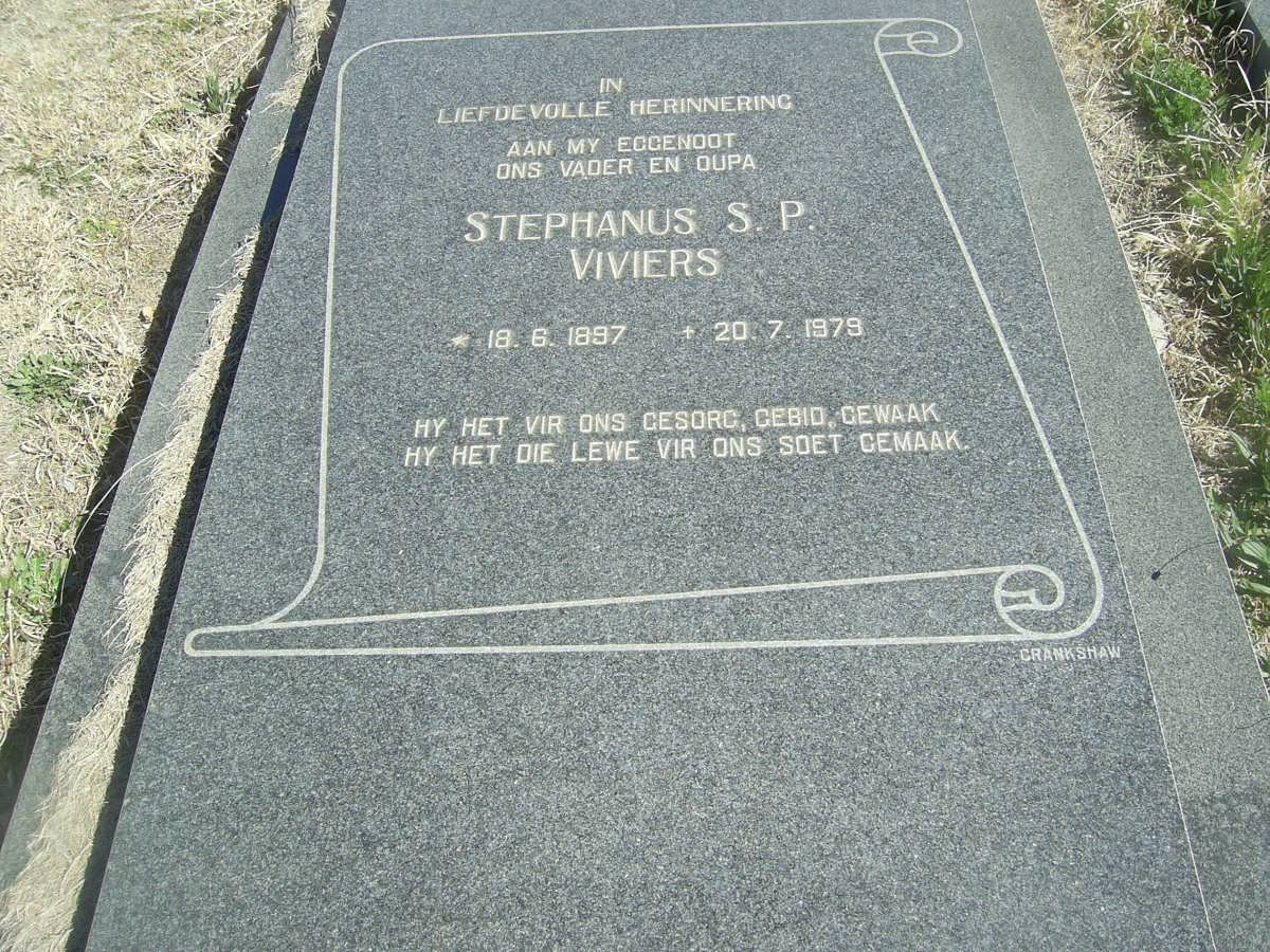 VIVIERS Stephanus S.P. 1897-1979