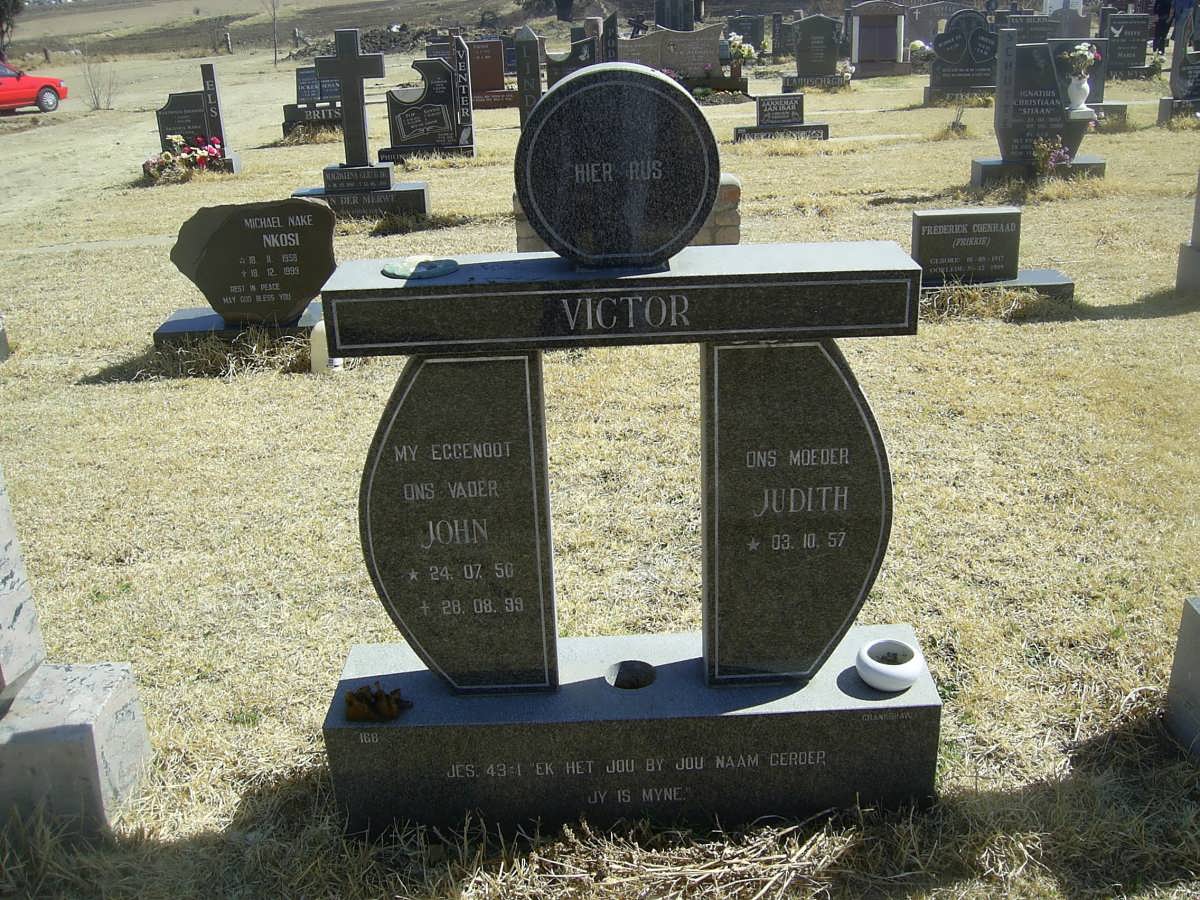 VICTOR John 1950-1999 &amp; Judith 1957-