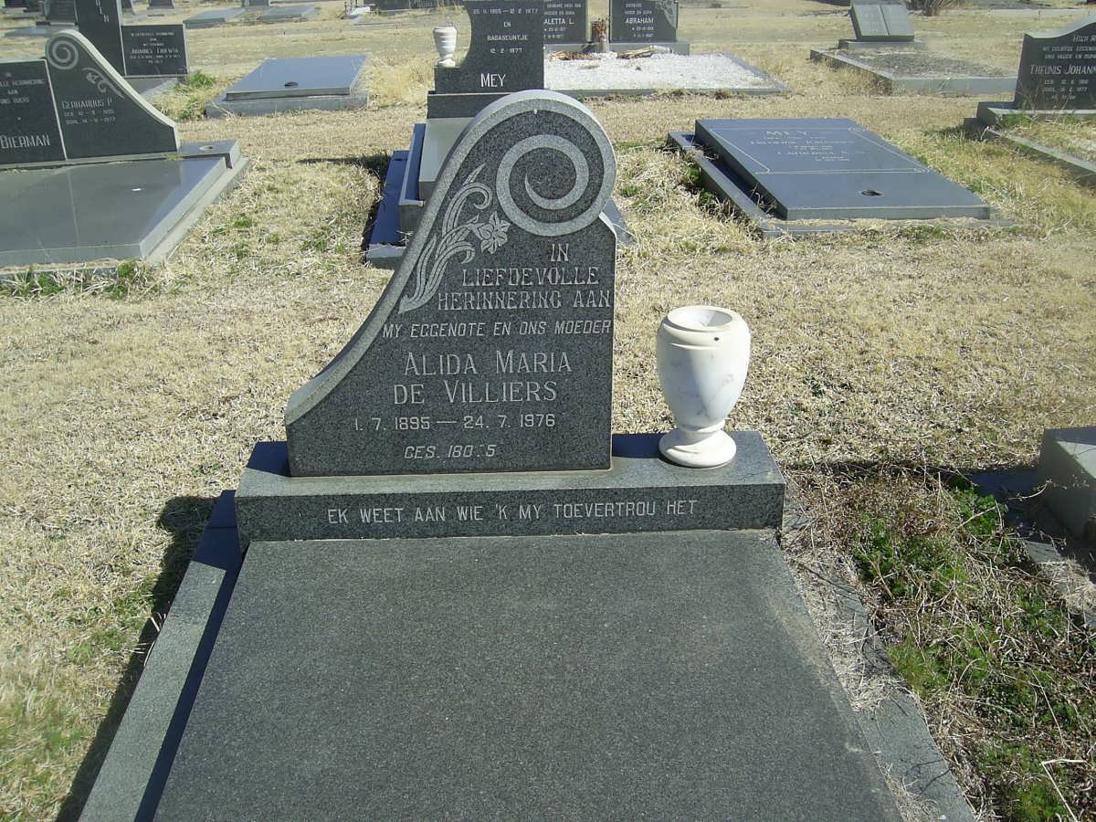 VILLIERS Alida Maria, de 1895-1976
