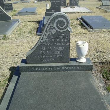 VILLIERS Alida Maria, de 1895-1976