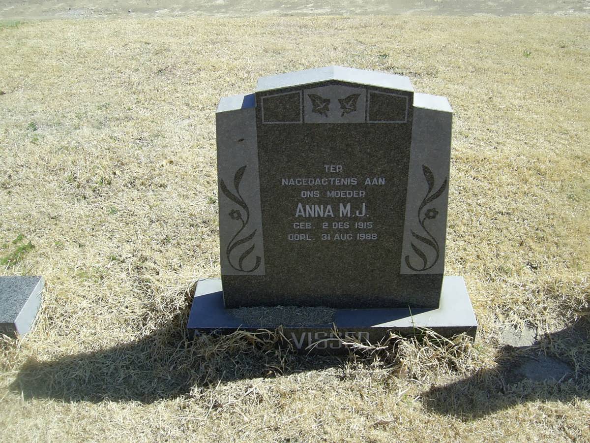 VISSER Anna M.J. 1915-1988