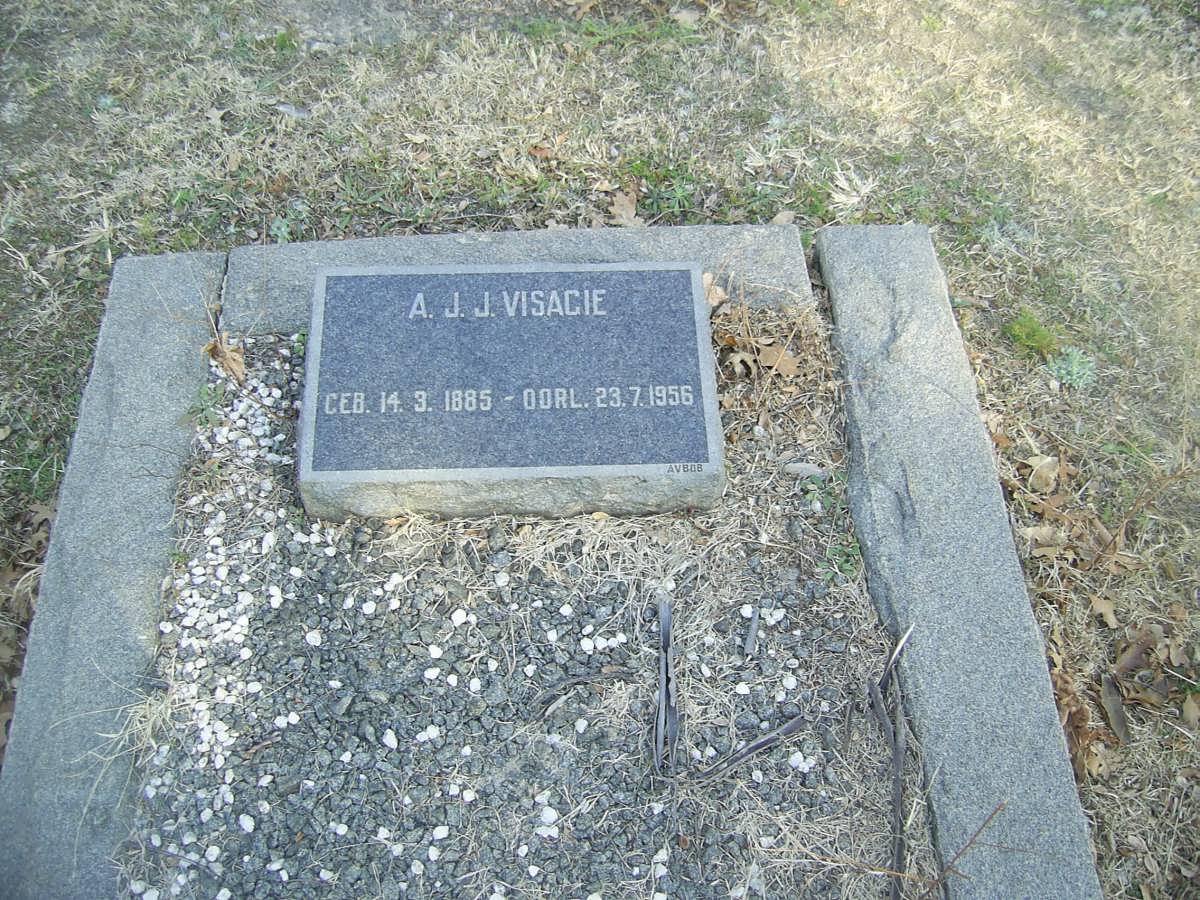 VISAGIE A.J.J. 1885-1956