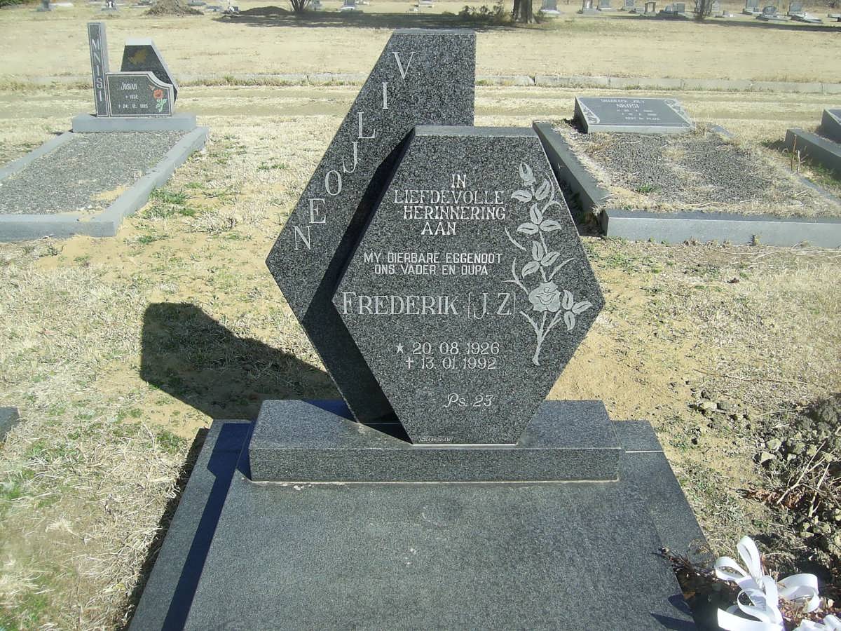 VILJOEN Frederik J.Z. 1926-1992