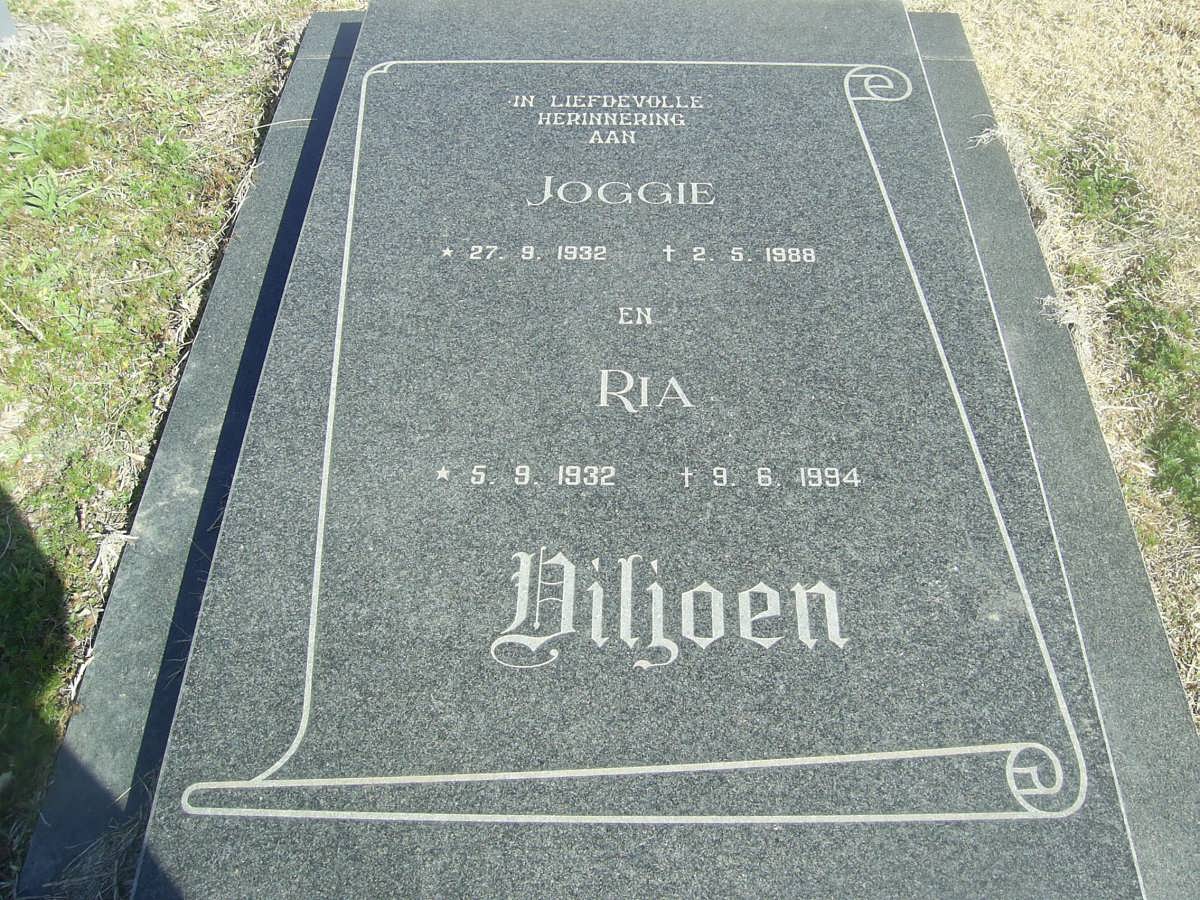 VILJOEN Joggie 1932-1988 &amp; Ria 1932-1994