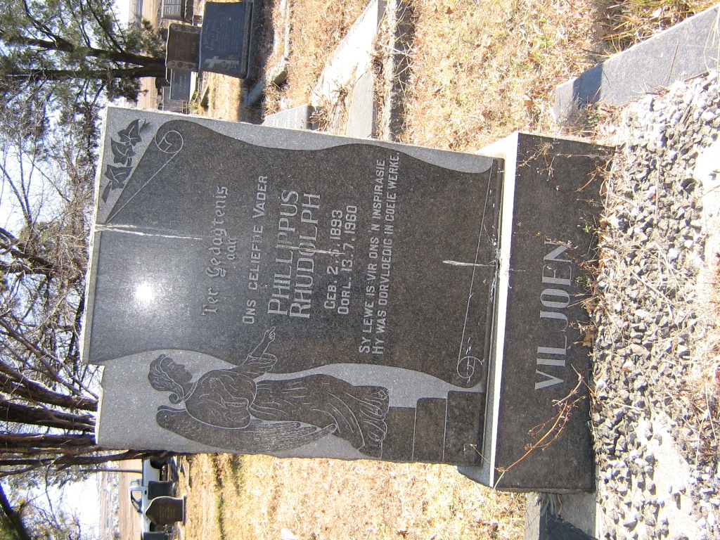VILJOEN Phillippus Rhudolph 1893-1960