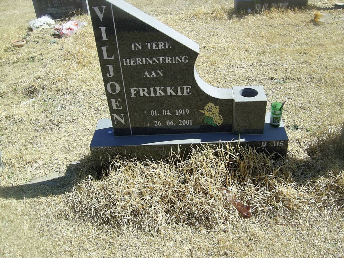 VILJOEN Frikkie 1919-2001