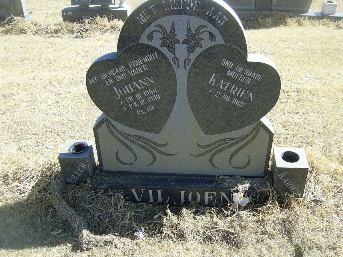 VILJOEN Johann 1954-1990 &amp; Katrien 1960-