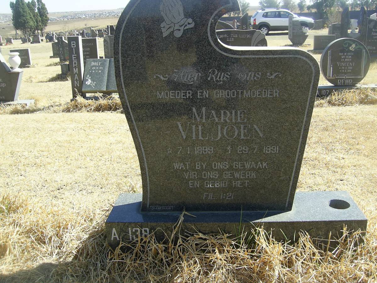 VILJOEN Marie 1899-1991