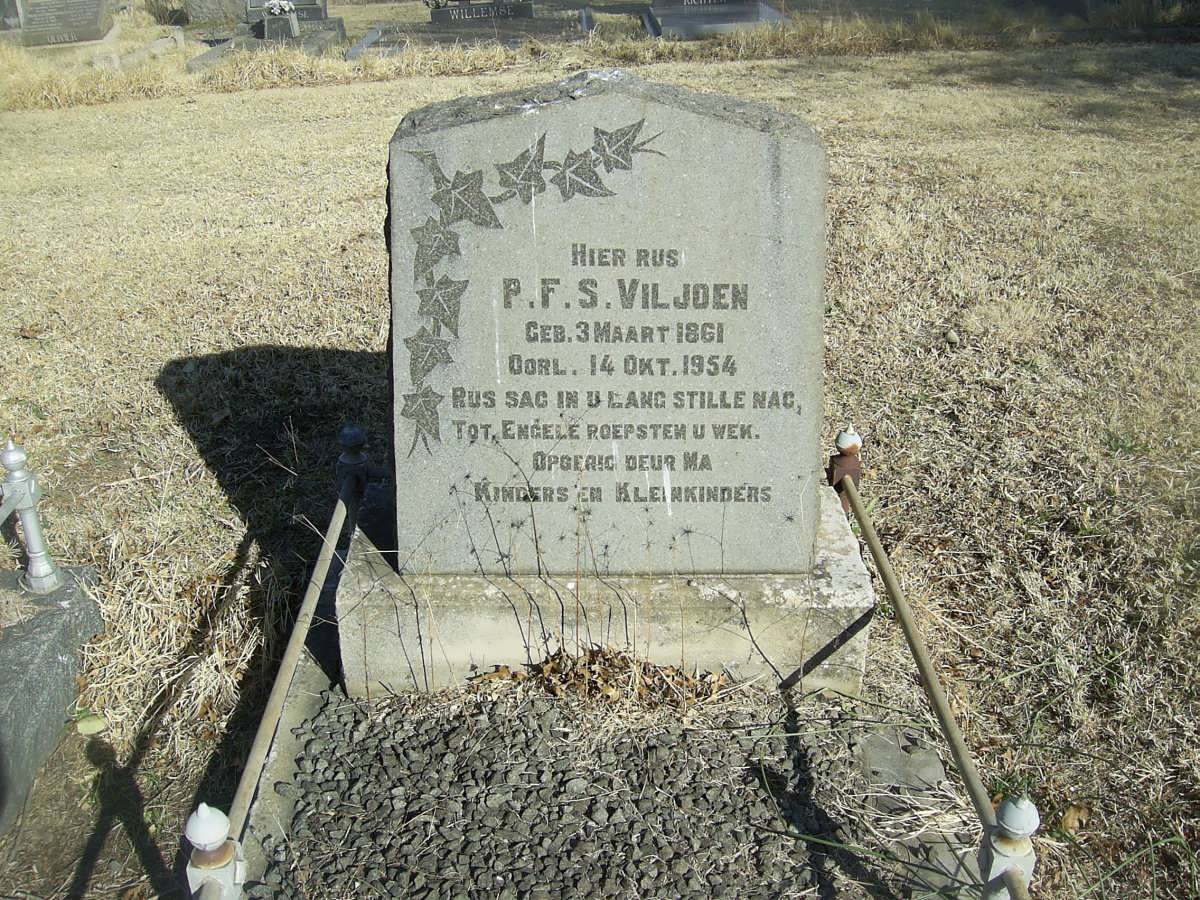 VILJOEN P.F.S. 1861-1954