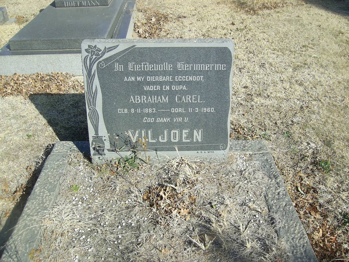 VILJOEN Abraham Carel 1883-1960