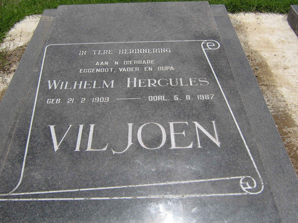 VILJOEN Wilhelm Hercules 1909-1987
