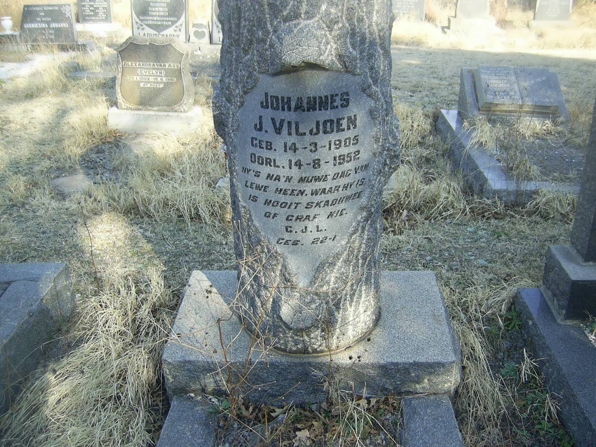VILJOEN Johannes J. 1905-1952