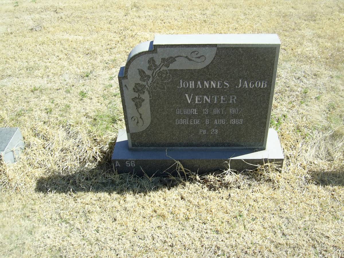 VENTER Johannes Jacob 1907-1989