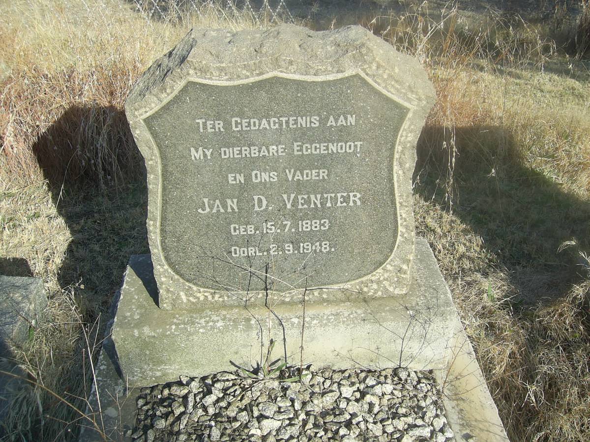 VENTER Jan D. 1883-1948