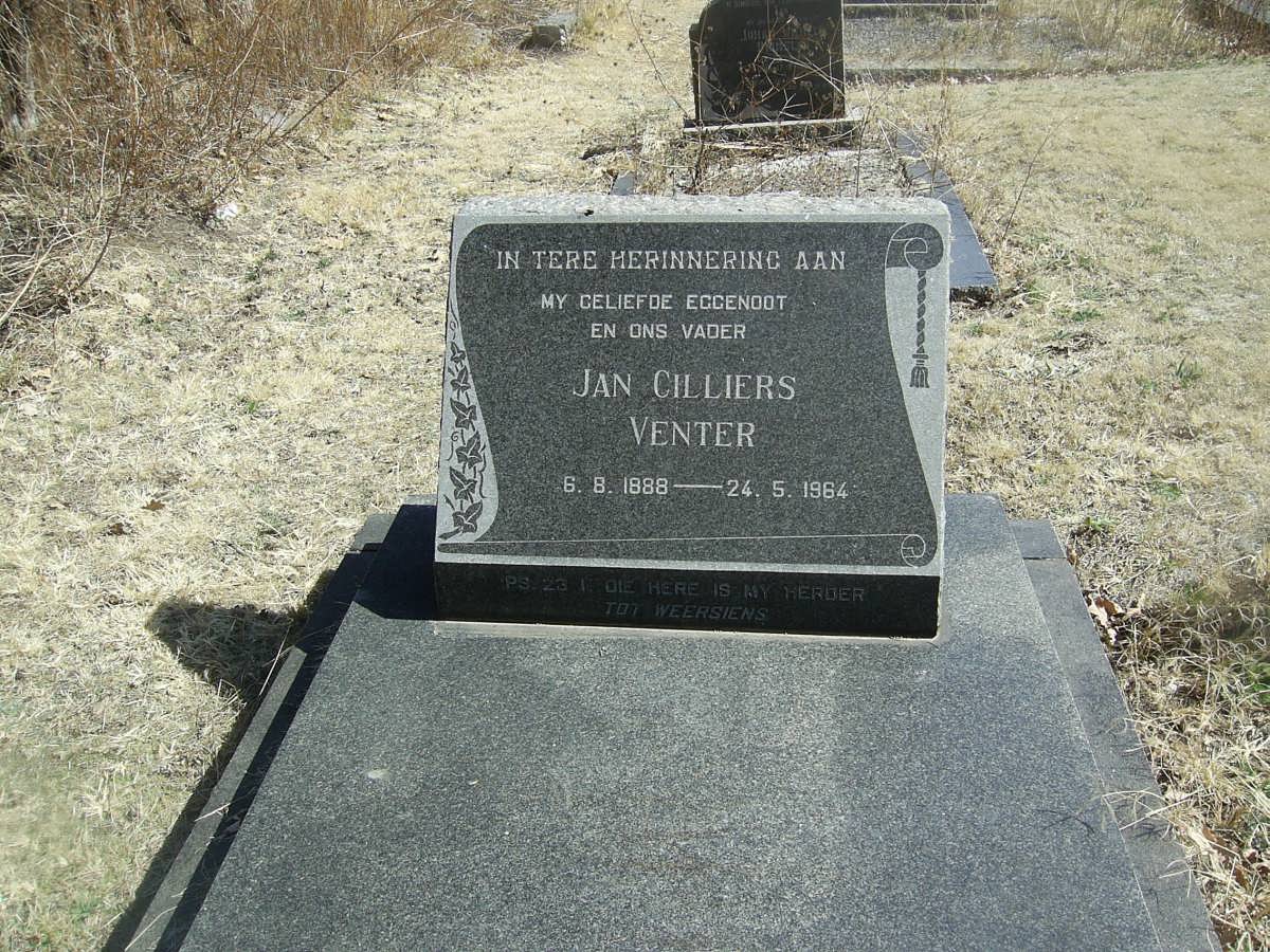 VENTER Jan Cilliers 1888-1964