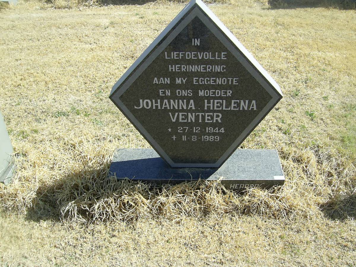 VENTER Johanna Helena 1944-1989