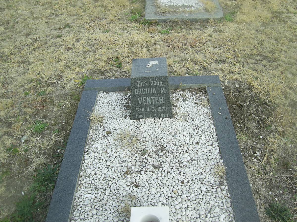 VENTER Orcilia M. 1970-1970
