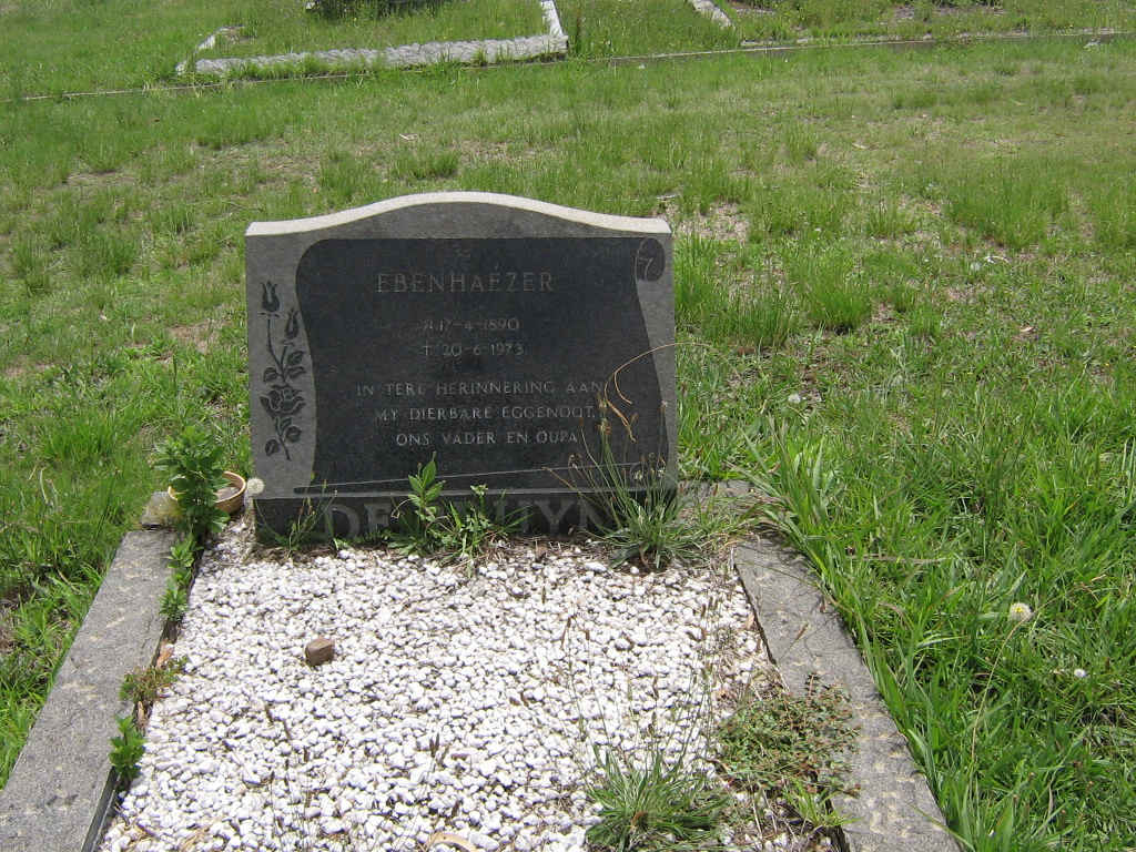 WET Ebenhaezer, de 1890-1973
