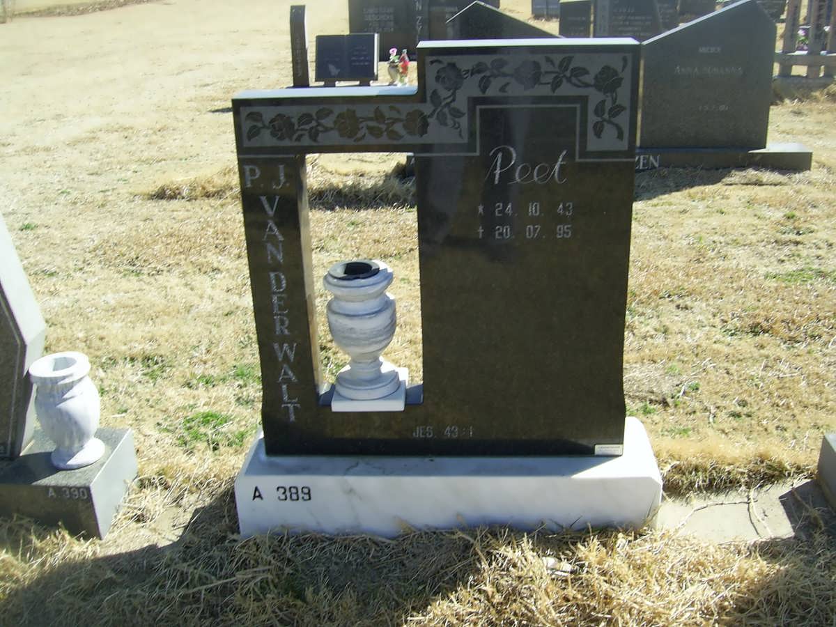 WALT P.J., van der 1943-1995