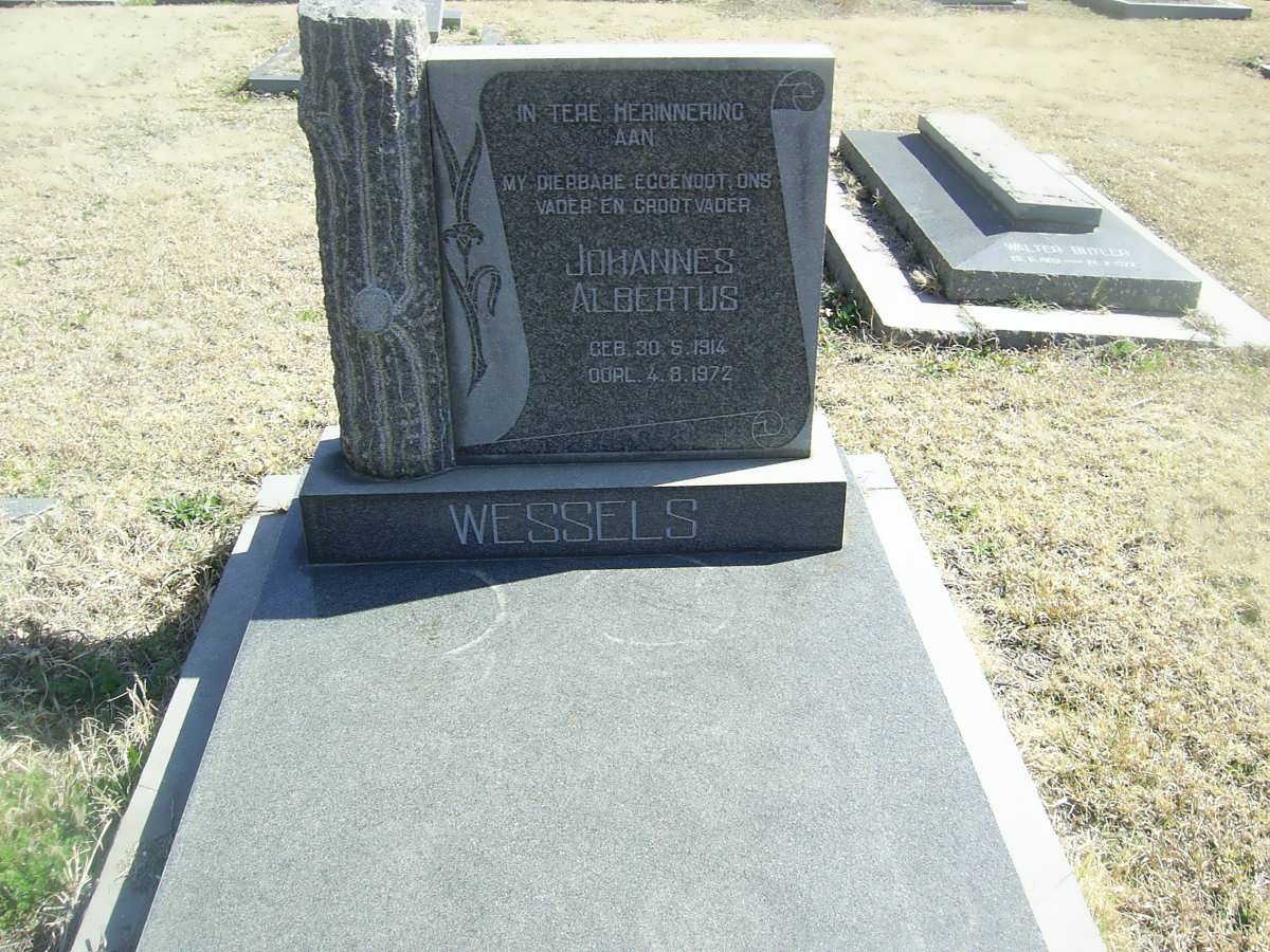 WESSELS Johannes Albertus 1914-1972