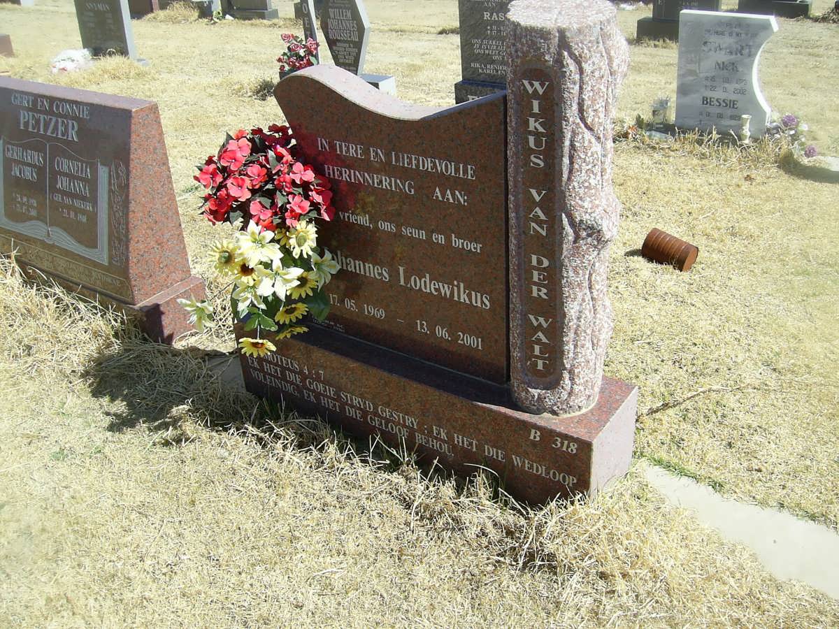 WALT Johannes Lodewikus, van der 1969-2001