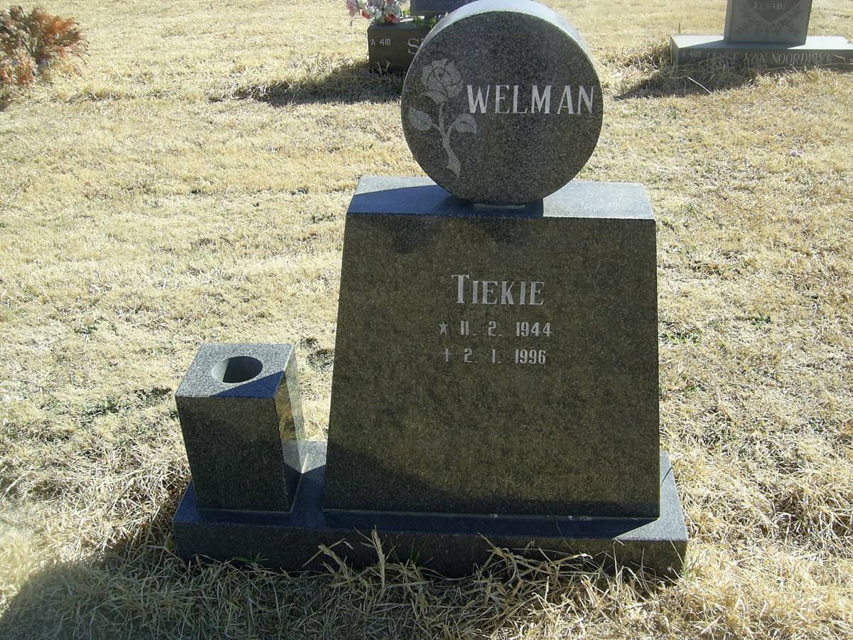 WELMAN Tiekie 1944-1996