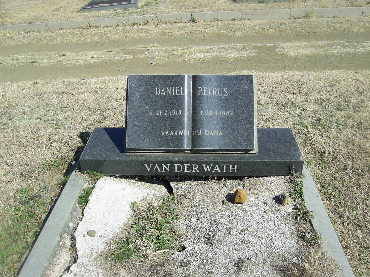 WATH Daniel Petrus, van der 1913-1982