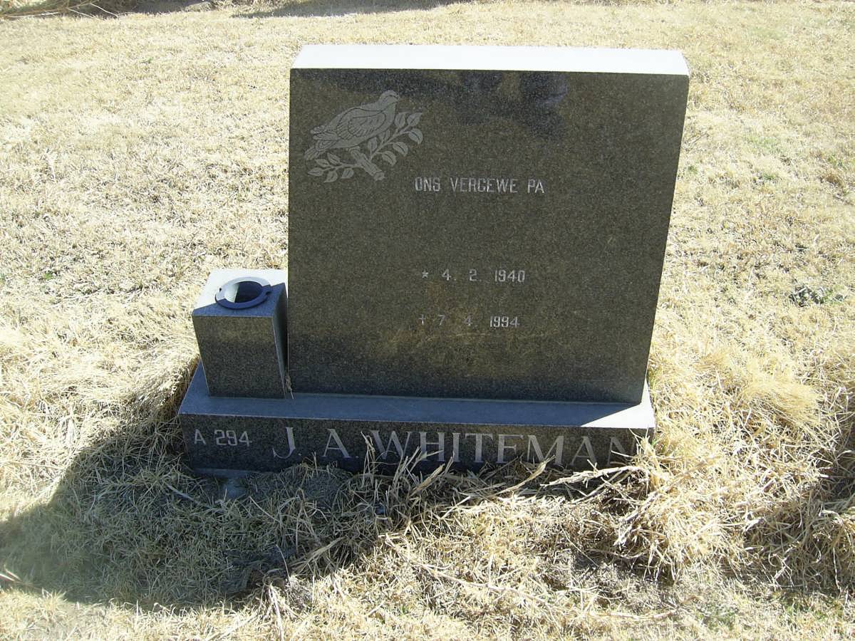 WHITEMAN J.A. 1940-1994