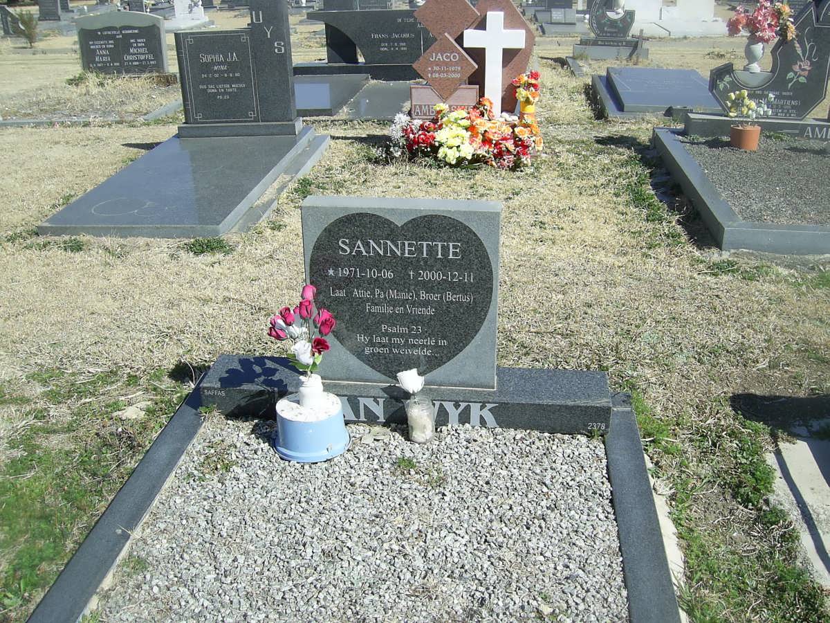 WYK Sannette, van 1971-2000