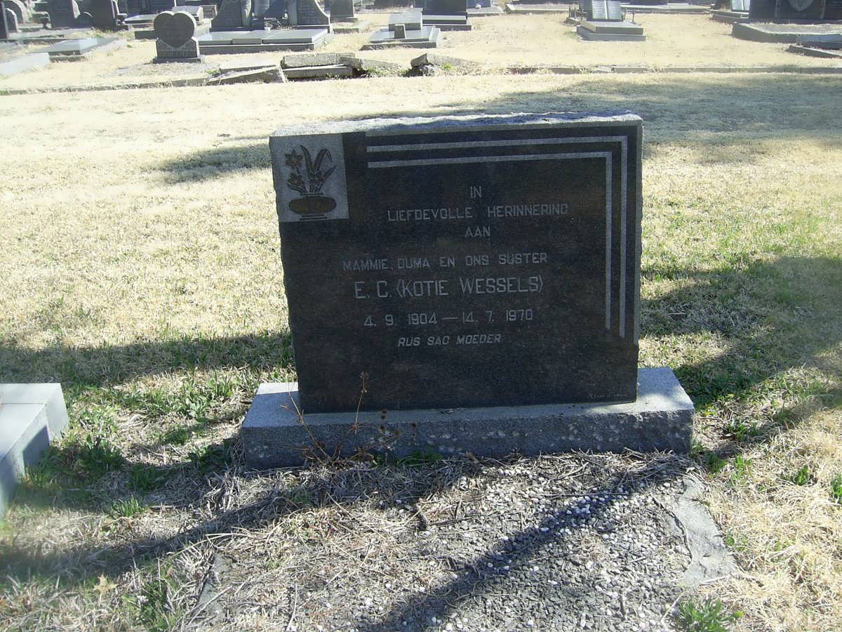 WESSELS E.C. 1904-1970