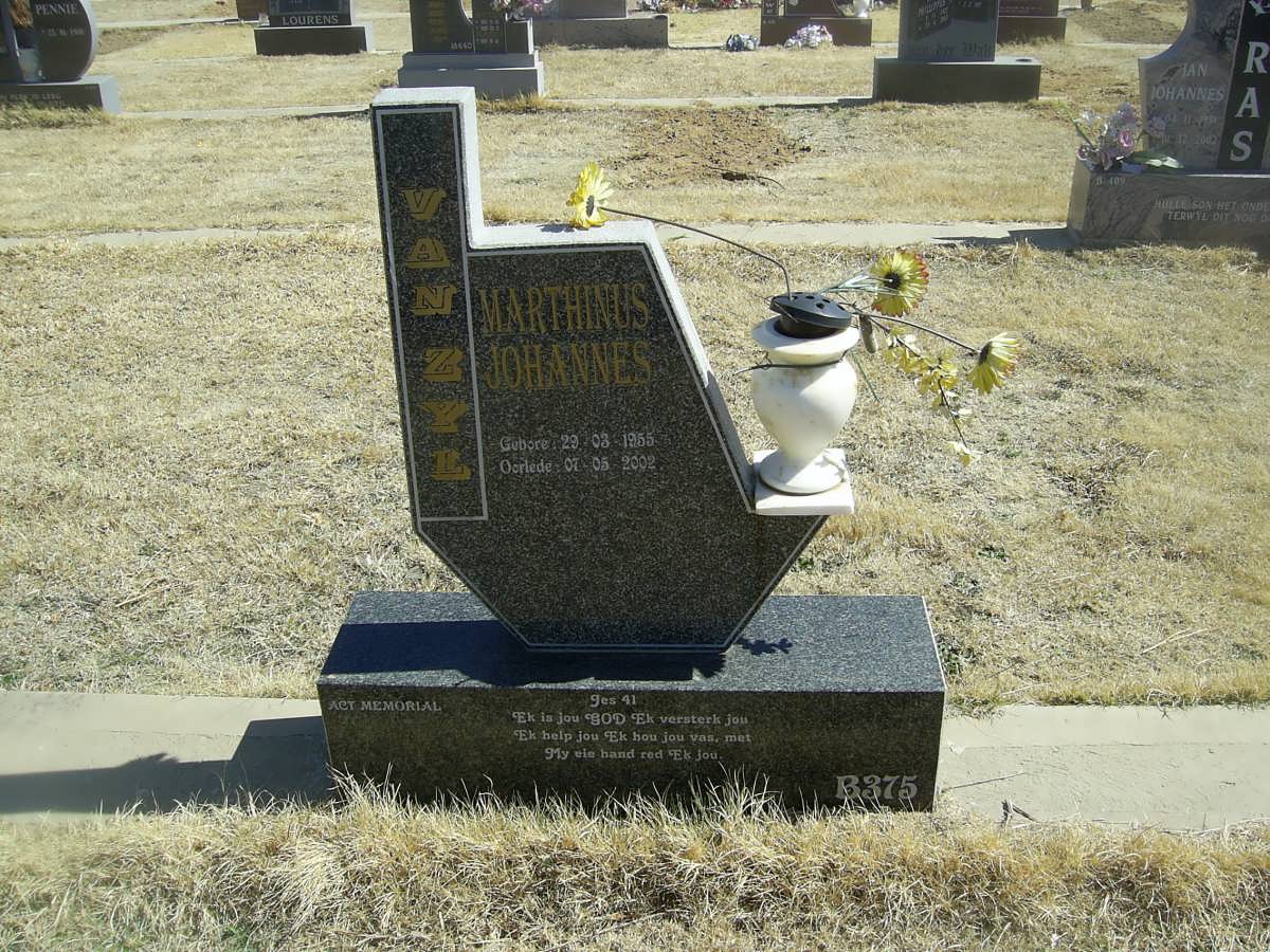 ZYL Marthinus Johannes, van 1955-2002