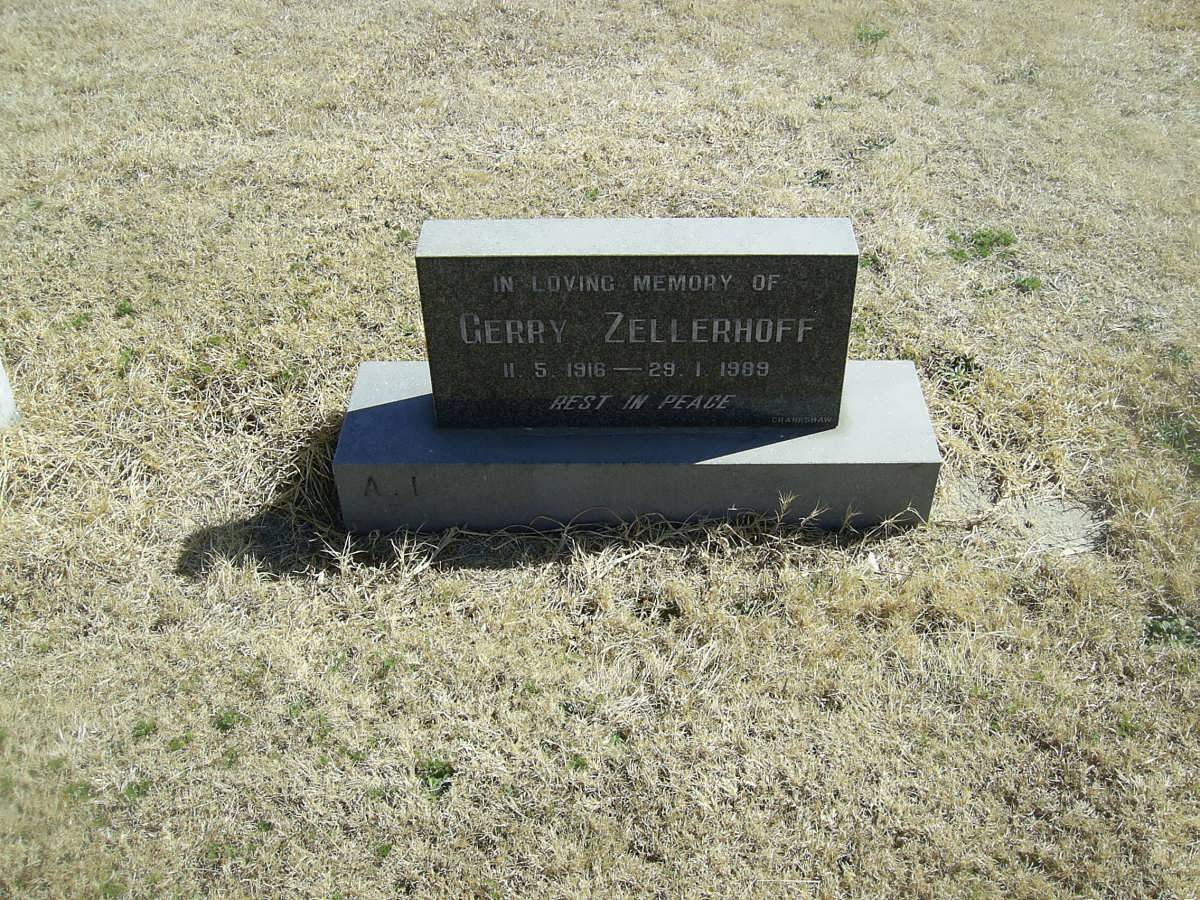 ZELLERHOFF Gerry 1916-1989