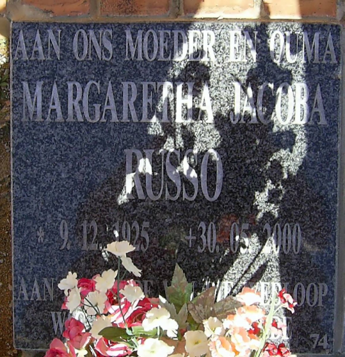 RUSSO Margaretha Jacoba 1925-2000