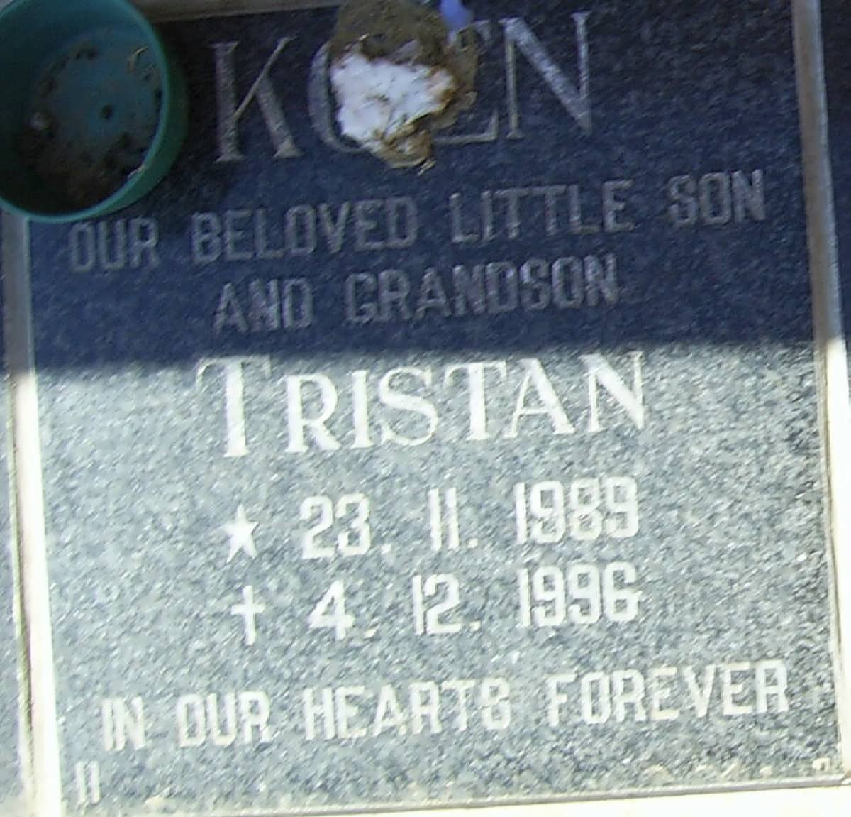 KOEN Tristan 1989-1996