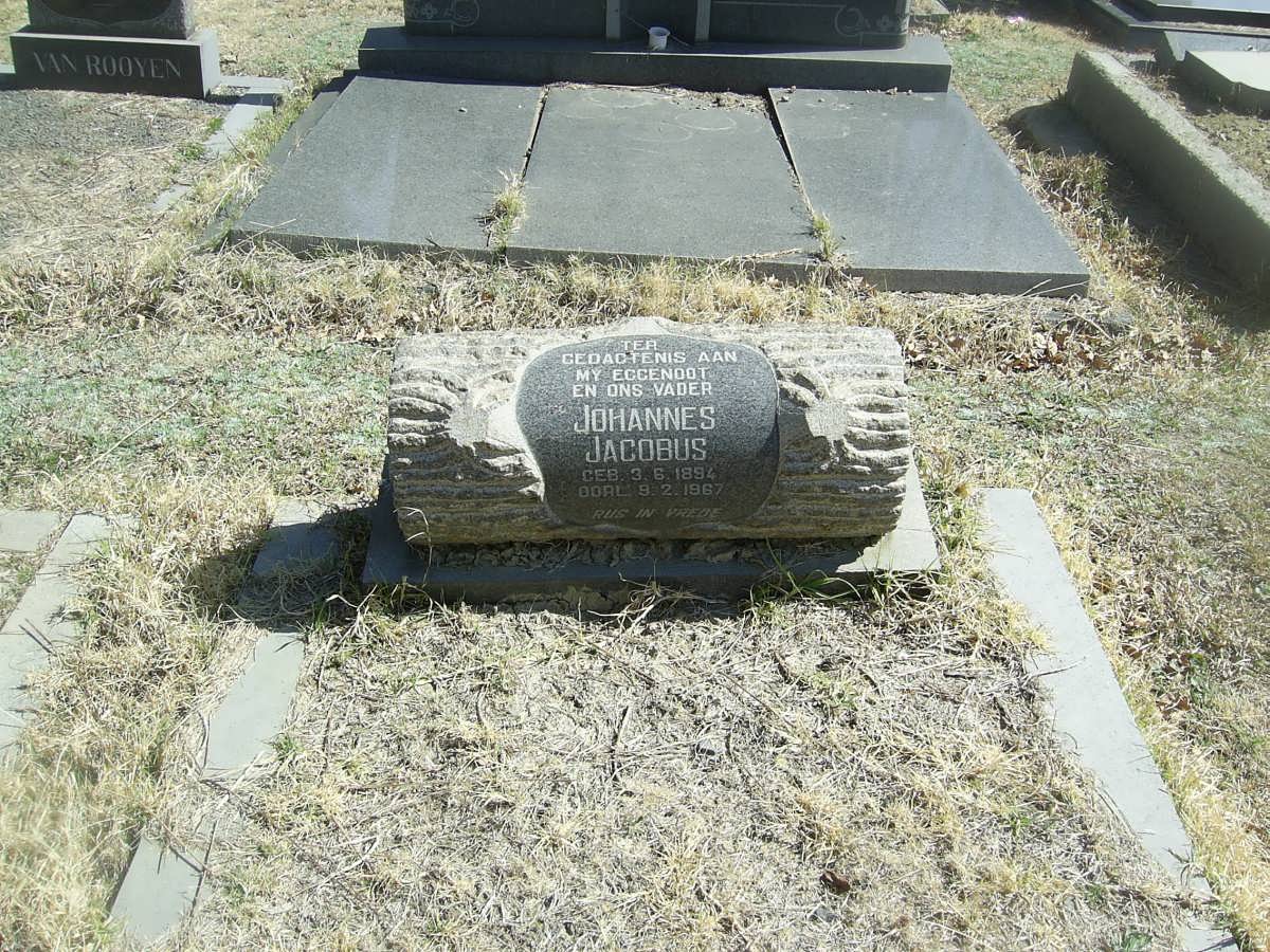 ? Johannes Jacobus 1894-1967