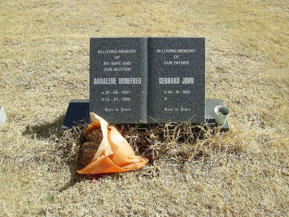 ? Gerhard John 1952- &amp; Danalene Winefred 1951-1998