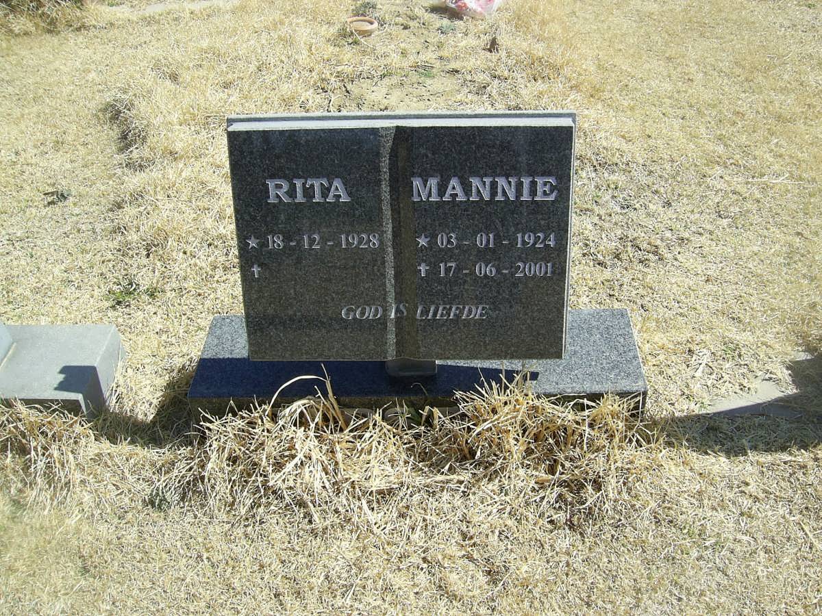 ? Mannie 1924-2001 &amp; Rita 1928-